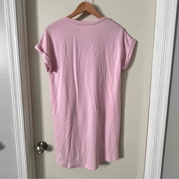 Lou & Grey Signaturesoft V-Neck Pocket Dress Pink - Picture 4 of 7